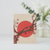 Japanischer Ahornbaum Postkarte (Stehend Vorderseite)