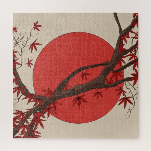 Japanischer Ahornbaum Puzzle (Vertikal)