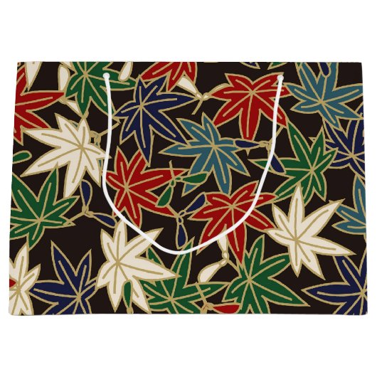 Japanischer Ahornleaf Große Geschenktüte (Vorderseite)