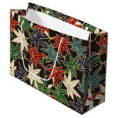 Japanischer Ahornleaf Große Geschenktüte (Vorderseite Schrägansicht)