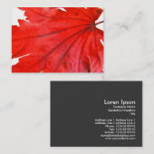 Japanischer Ahornleaf Visitenkarte (Vorne/Hinten)