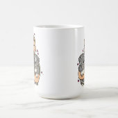 Japanischer Akita Inu Brindle Kaffeetasse (Mittel)