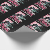 Japanischer Anime Music Girl Otaku Piano Musiker Geschenkpapier (Ecke)