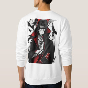 Japanischer Anime-Shinobi-Ninja-Grafik-Sweatshirt Sweatshirt