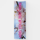 Japanischer Apricot Blossom Banner (Vertikal)