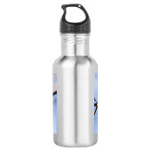 Japanischer Apricot Blossom Edelstahlflasche (Rückseite)