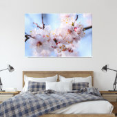 Japanischer Apricot Blossom Leinwanddruck (Insitu (Schlafzimmer))