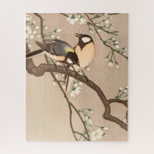 Japanischer Asiatischer Ohara Koson Vogel Meise Si Puzzle