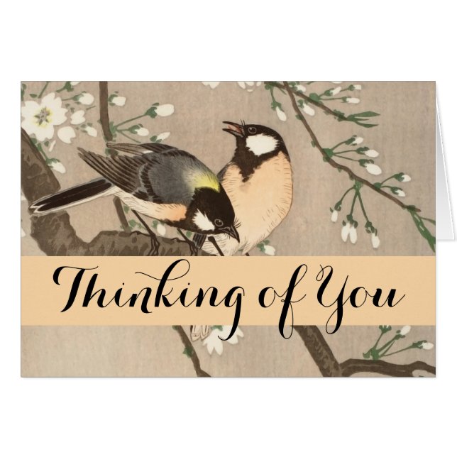 Japanischer Asiatischer Vogel Chickadee Songbird (Vorderseite (Horizontal))