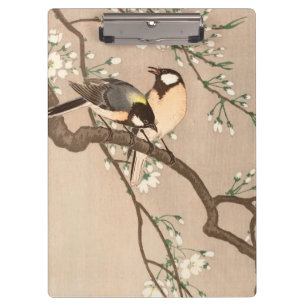 Japanischer Asiatischer Vogel Chickadee Songbird Klemmbrett