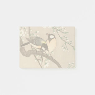 Japanischer Asiatischer Vogel Chickadee Songbird Post-it Klebezettel