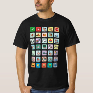 Japanischer Autismus AAC PECS Mitteilung zur Zeite T-Shirt