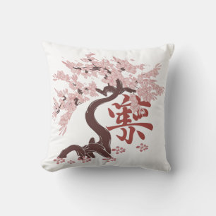 japanischer Baum Kissen
