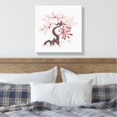 japanischer Baum Leinwanddruck (Insitu (Schlafzimmer))