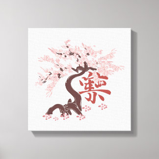 japanischer Baum Leinwanddruck