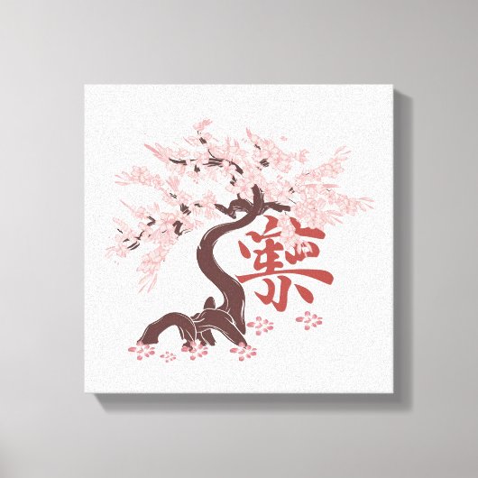 japanischer Baum Leinwanddruck (Vorderseite)