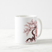 japanischer Baumbecher Kaffeetasse (VorderseiteRechts)