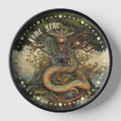 Japanischer Baumdrache Uhr (Vorderseite)