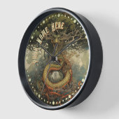 Japanischer Baumdrache Uhr (Winkel)