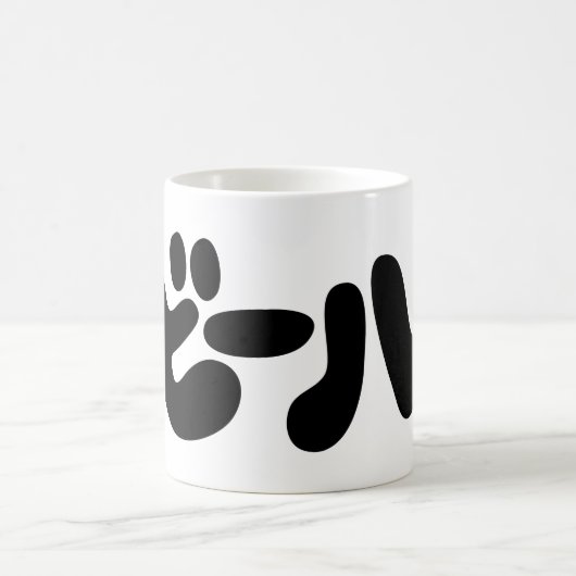Japanischer Beer ビ ル Katakana Sprache Kaffeetasse (Mittel)