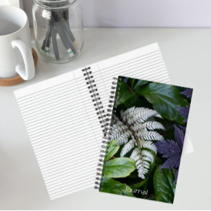 Japanischer bemalter Farn floral Notizblock