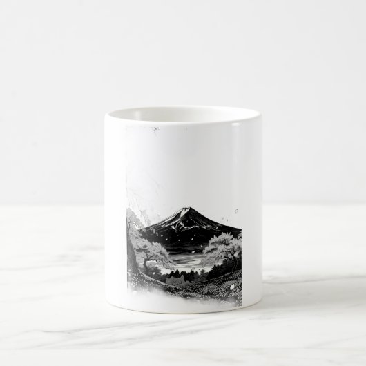 japanischer Berg Kaffeetasse (Mittel)