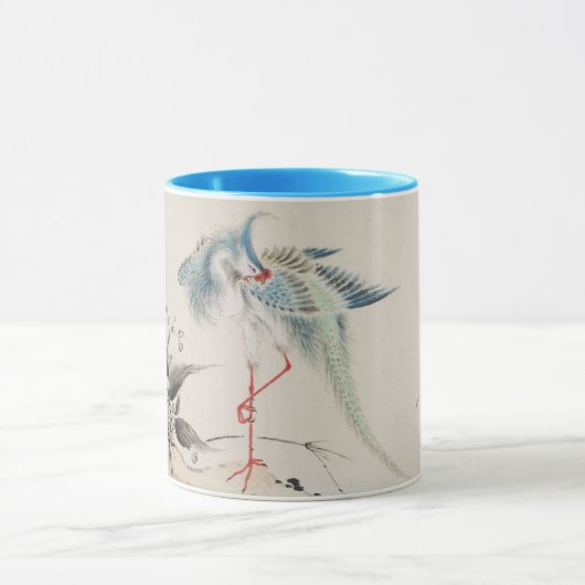 Japanischer Bird Tasse (Zentrum)