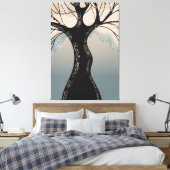 Japanischer Blossom Leinwanddruck (Insitu (Schlafzimmer))