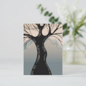 Japanischer Blossom Postkarte (Stehend Vorderseite)