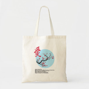 Japanischer Blossom Sakura Tote Tag Tragetasche