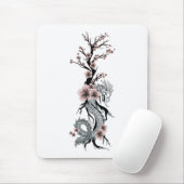 Japanischer Blumendrache Mousepad (Mit Mouse)