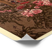 Japanischer Blumengarten People Scene Poster Print (Ecke)