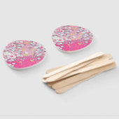 Japanischer Blumenkrebs Blossom Pink White Fächer (Non-assembled)