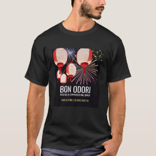 Japanischer Bon Odori Event T - Shirt   Anpassbar