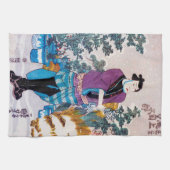 Japanischer Bonsai Master, Kuniyoshi, Ukiyo-e Geschirrtuch (Horizontal)