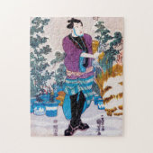 Japanischer Bonsai Master, Kuniyoshi, Ukiyo-e Puzzle (Vertikal)