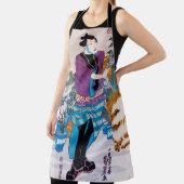 Japanischer Bonsai Master, Kuniyoshi, Ukiyo-e Schürze (InSitu)