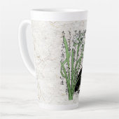 Japanischer Botanischer Frosch Toad im achtzehnten Milchtasse (Linke Ecke)