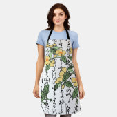 Japanischer Botanischer Frosch Toad im achtzehnten Schürze (Getragen)