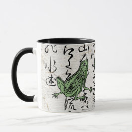 Japanischer Botanischer Frosch Toad im achtzehnten Tasse