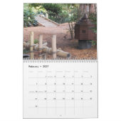 Japanischer botanischer Garten Fotografisch Kalender (Feb 2027)