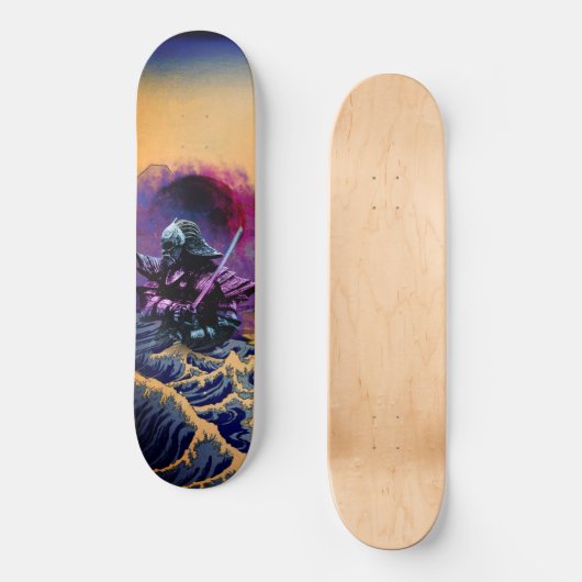 Japanischer Bushido Warrior Skateboard (Vorderseite)