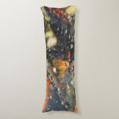 Japanischer Carp Koi Fisch schwimmen Seitenschläferkissen (Vorderseite Vertikal)