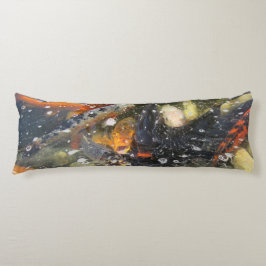 Japanischer Carp Koi Fisch schwimmen Seitenschläferkissen