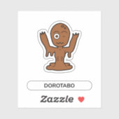 Japanischer Cartoon Mud Yokai Dorotabo Aufkleber (Blatt)