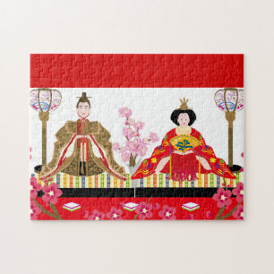 Japanischer Charme∣Hina-Puppen – Feier der Mädchen Puzzle