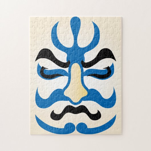 Japanischer Charme ∣ Traditionelles Kabuki Theater Puzzle (Vertikal)