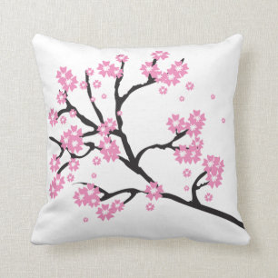 Japanischer Cherry-Blossom-Kissen Kissen