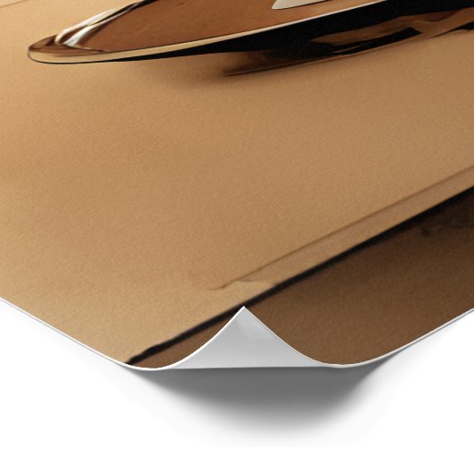 Japanischer Chin Dog Gastgeber einer Teezeremonie Poster (Ecke)