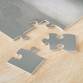 Japanischer Chin Dog in Schnee Weihnachten Puzzle (Seite)